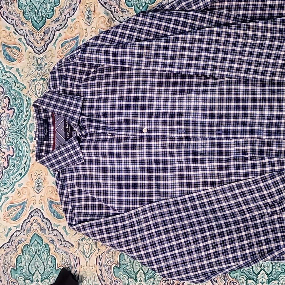 Xl plaid dress short.